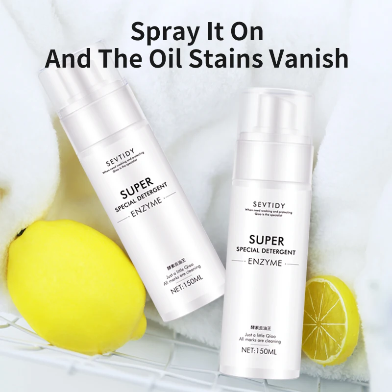 Efficient Clothing Oil Stain Remover Spray Effective On Stubborn Old Oils For Laundry And Fabric Care