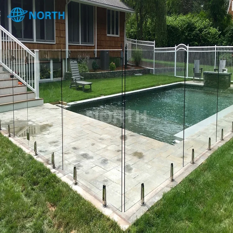 New Popular Glass Fence Low Iron Tempered Laminated Glass Fence