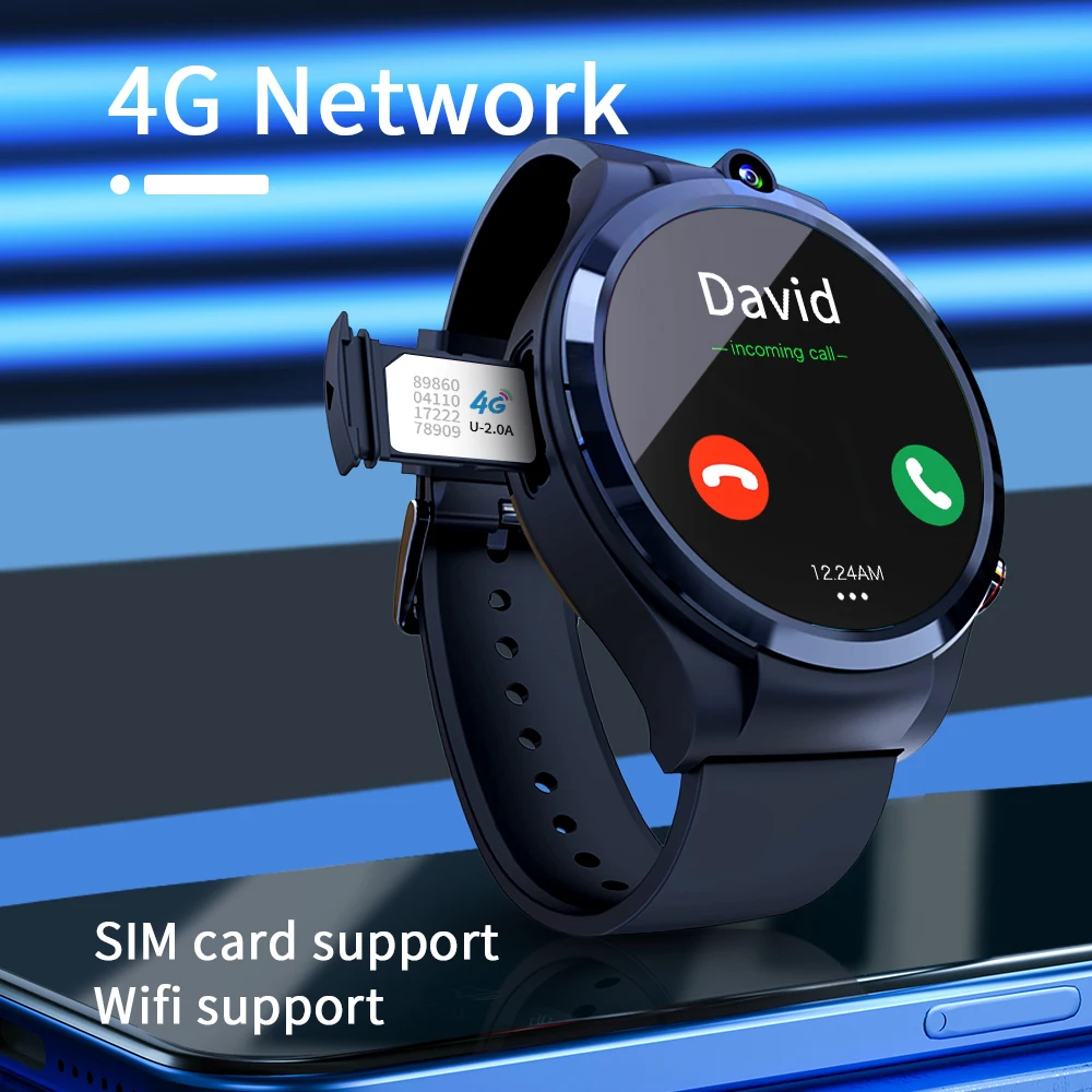 2022 Newest APPLLP 4 Dual Camera Sports GPS Health Gaming Sim Card Built 4G Calling  Smart Watch Phones
