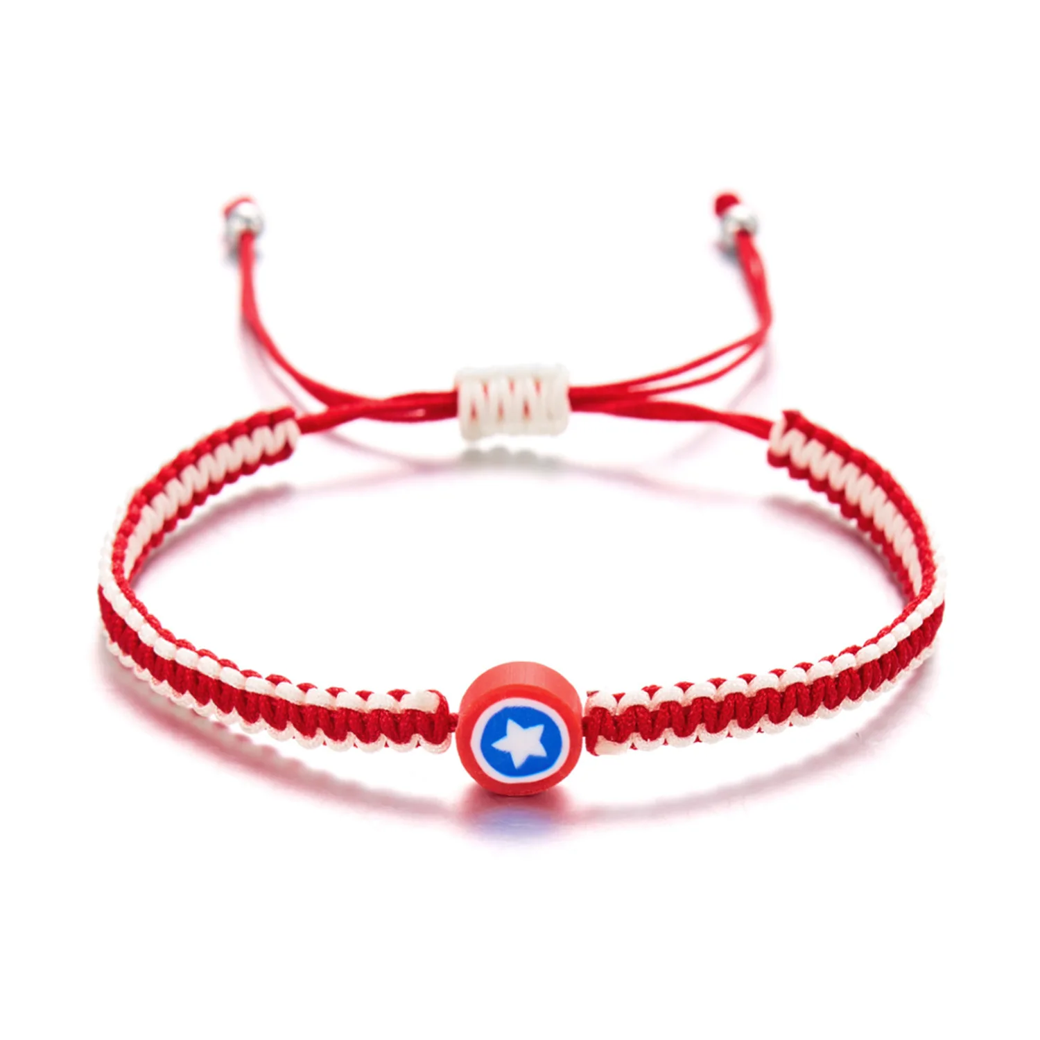 Модный Универсальный мягкий керамический плетеный браслет Marvel ручной работы