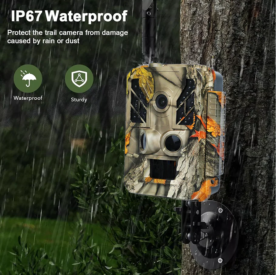 High Quality Waterproof CMOS Sensor Waterproof 2.4 Inch HD Color Display Motion Activated Wildlife Camera for Hunting