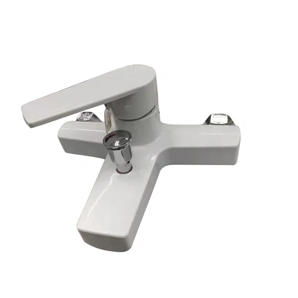 Single double Hole Sink Mixer Hot&Cold Kitchen Faucet Plastic Faucet