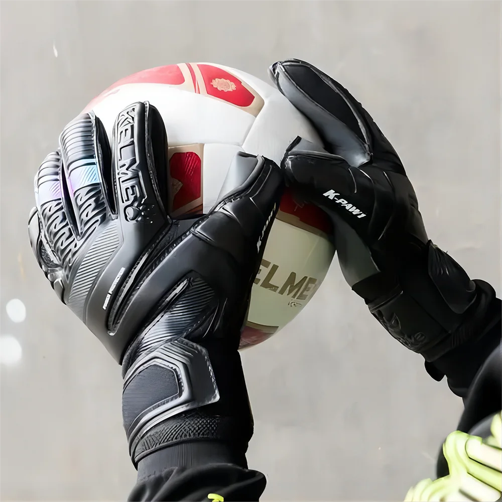 CE ISO Certificated Leather Protective Gloves Goalkeeper Gloves High Frequency Welding Machine For Sport Gloves