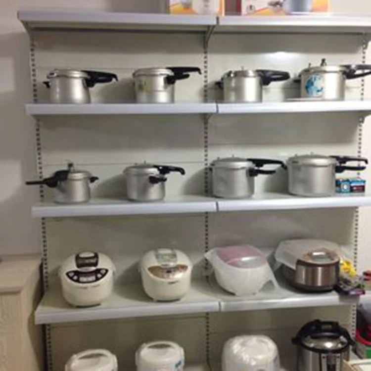 Cold Rolled Steel Display Racks Retail Store Shelf Heavy Duty Supermarket Shelves for Grocery Store