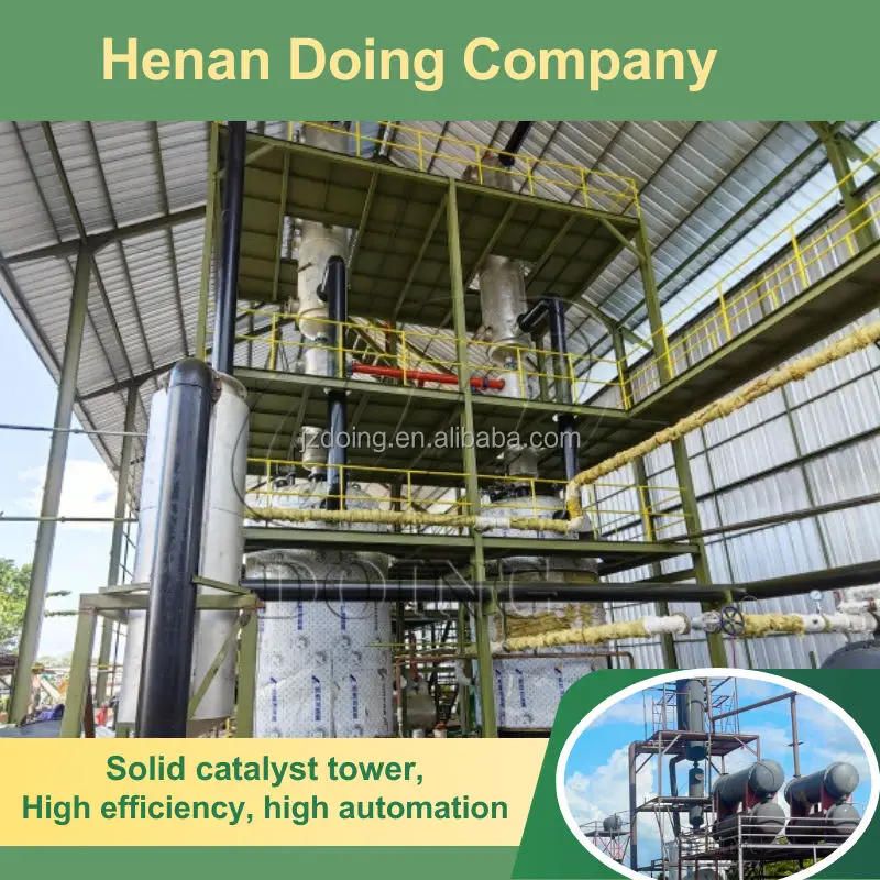 Affordable investment used motor engine oil to diesel distillation machine refine crude oil to diesel refinery plant for sale