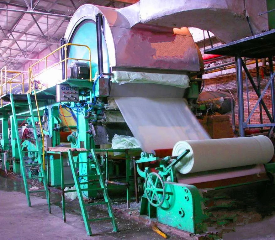 Recycled toilet paper production line 1092 model tissue machine for paper mill