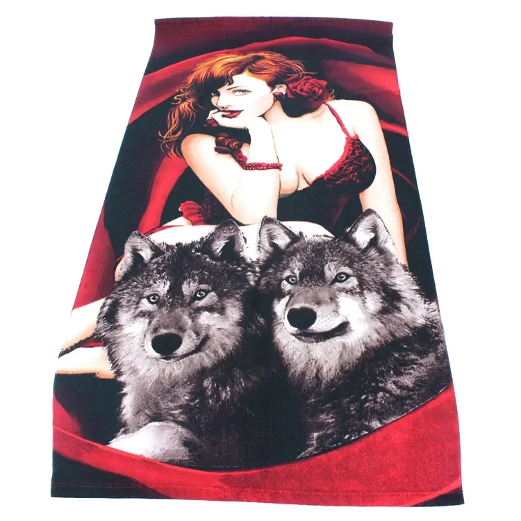 Wholesale Towels Logo Print Dry Microfibra Drying Bath For Fast Microfiber Beach Towel Microfiber Yoga Hand Gym Suede Towel