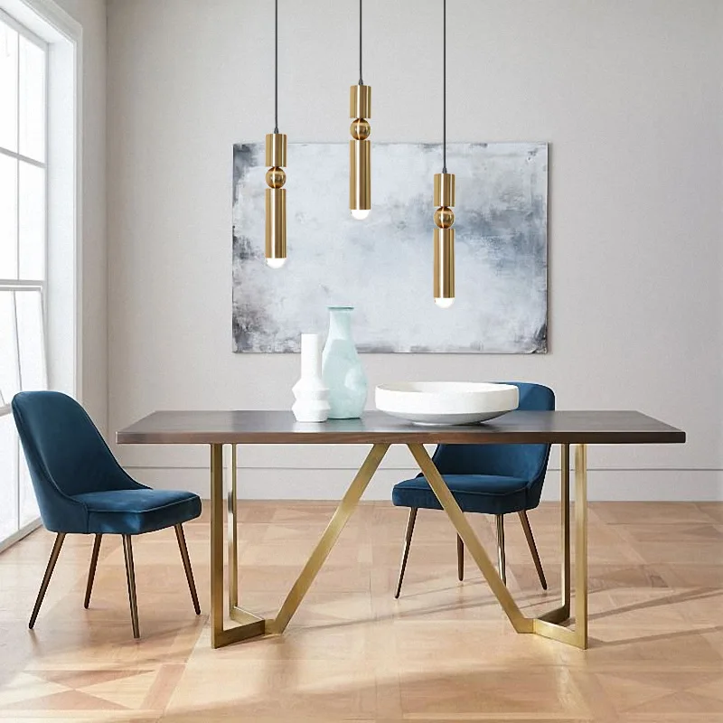 Scandinavian creative bullet head cafe chandelier modern minimalist restaurant bedroom bedside acrylic small pendant lamp