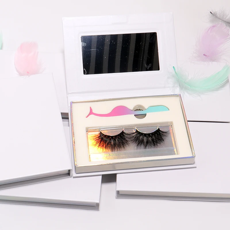 Lashes3d оптовый поставщик 100% 25 мм норковые меховые ресницы частная Этикетка Бумага для ресниц упаковочная