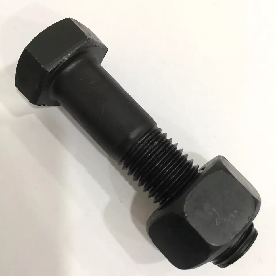 Крепежные болты ansi черные цинковые с шестигранной головкой и гайки из углеродистой стали