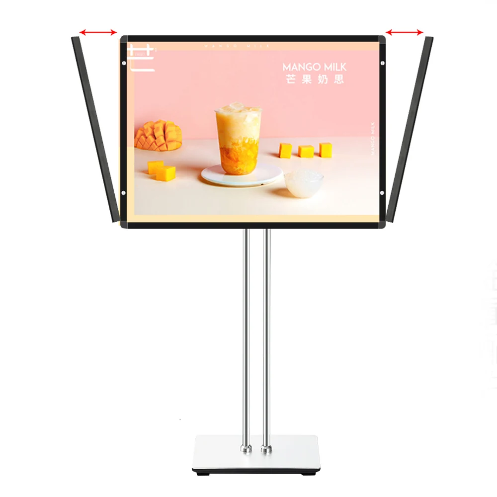 Heavy Duty Tripod Banner Stand/Adjustable Poster Stand Rack Display Floor Standing Sign Holder for Board Sign Display