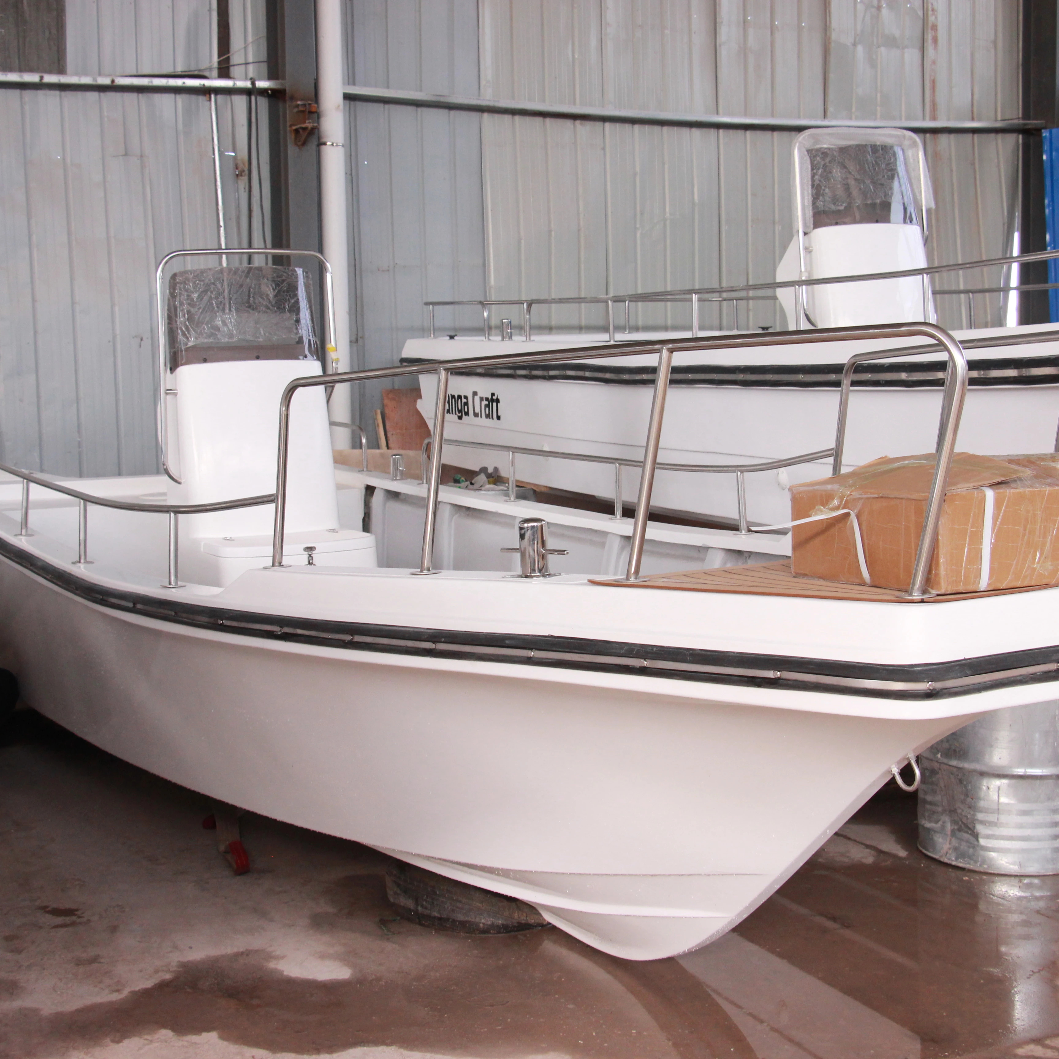 7.5m Wholesale High Quality Popular Motor Electric Commercial Fishing Panga Boat