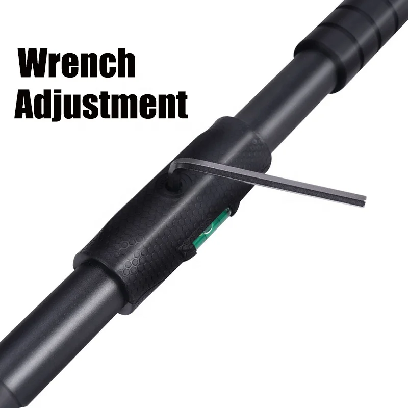 Gym Workout Bar No Screw Installation Fitness with Level Meter Doorway Pull up Bar and Chin up Bar