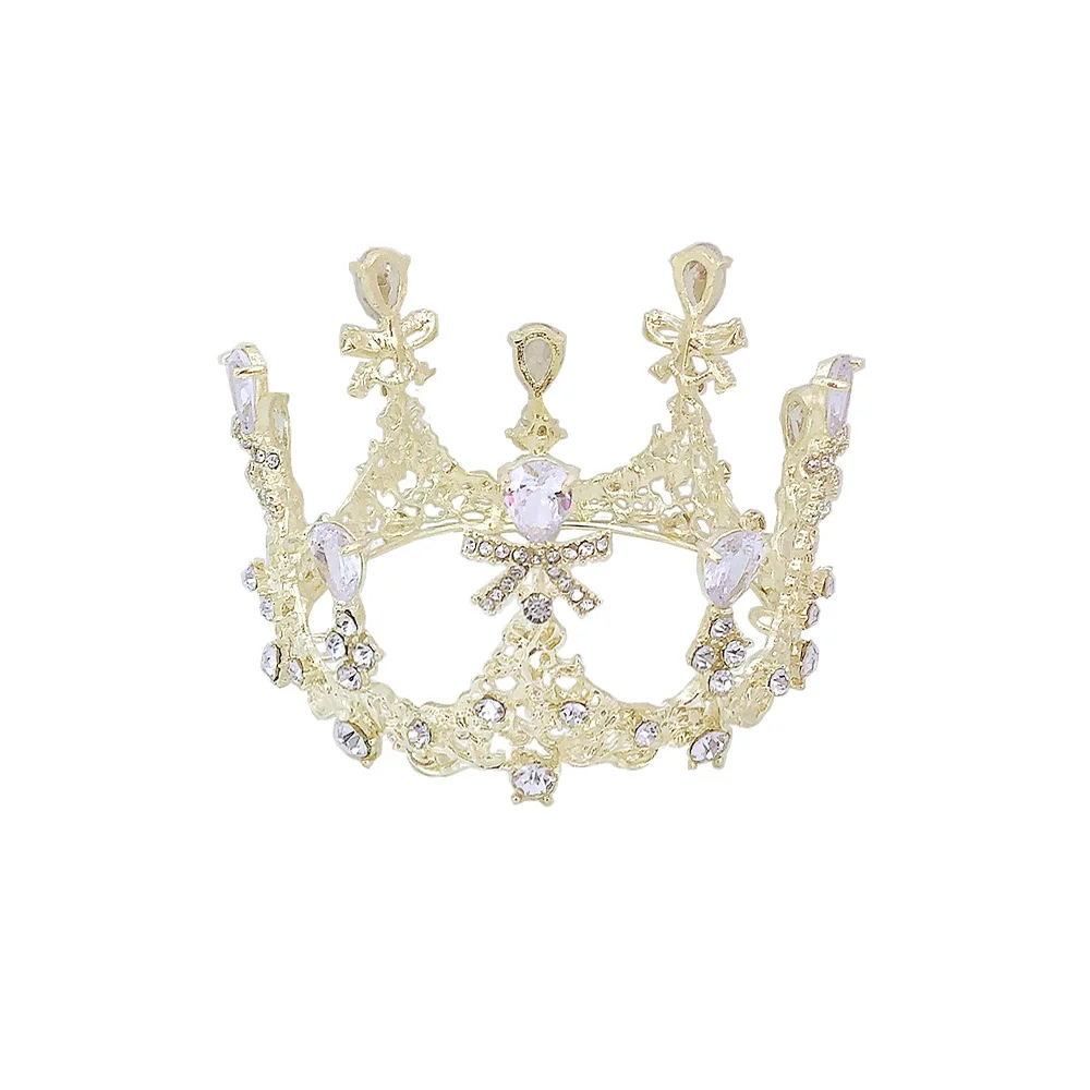 Spot birthday cake decoration party decoration supplies crystal inlay crown decoration