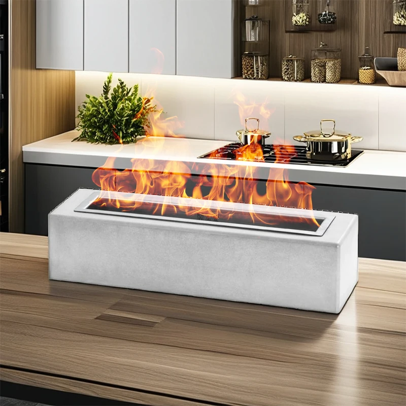 Outdoor Indoor Fire Bowl Set Elegant Burning Fire Pit for Indoors and Outdoors