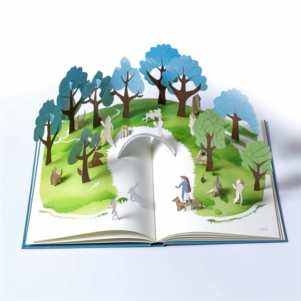 Early Education Printed Books Kids Learning Activities Books Children Art Paper Offset Printing Custom SizePop-up 3D Custom OEM
