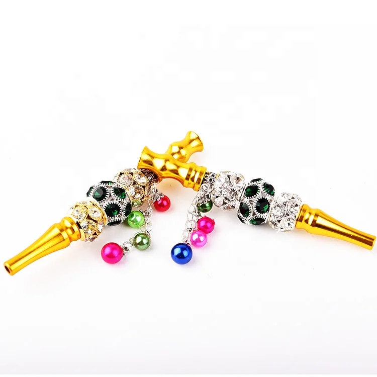 Wholesale Fancy Jewelry Alloy Hookah Mouth Tips Chicha Mouthpieces Smoking Accessories