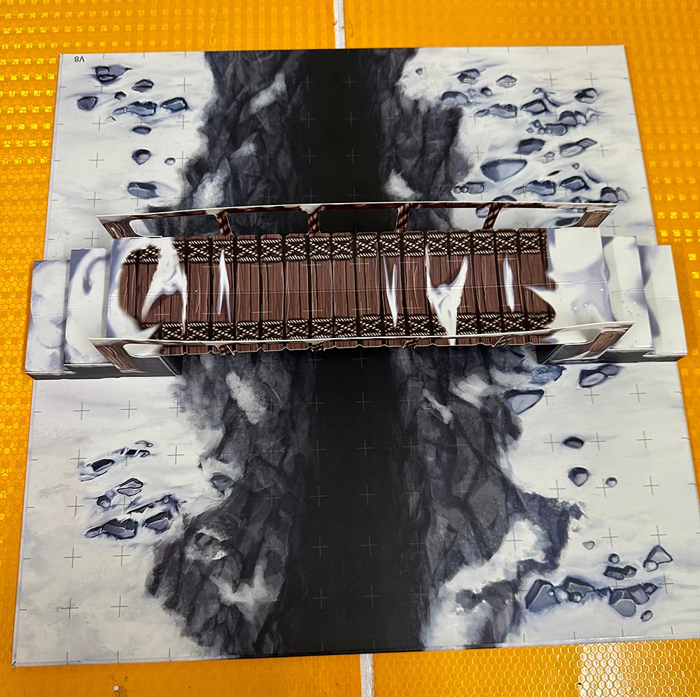 custom Christmas gift puzzle 2D figure 3d die cut paper crafts Terrain for LOL Dungeons and Dragons D&D board RPG game