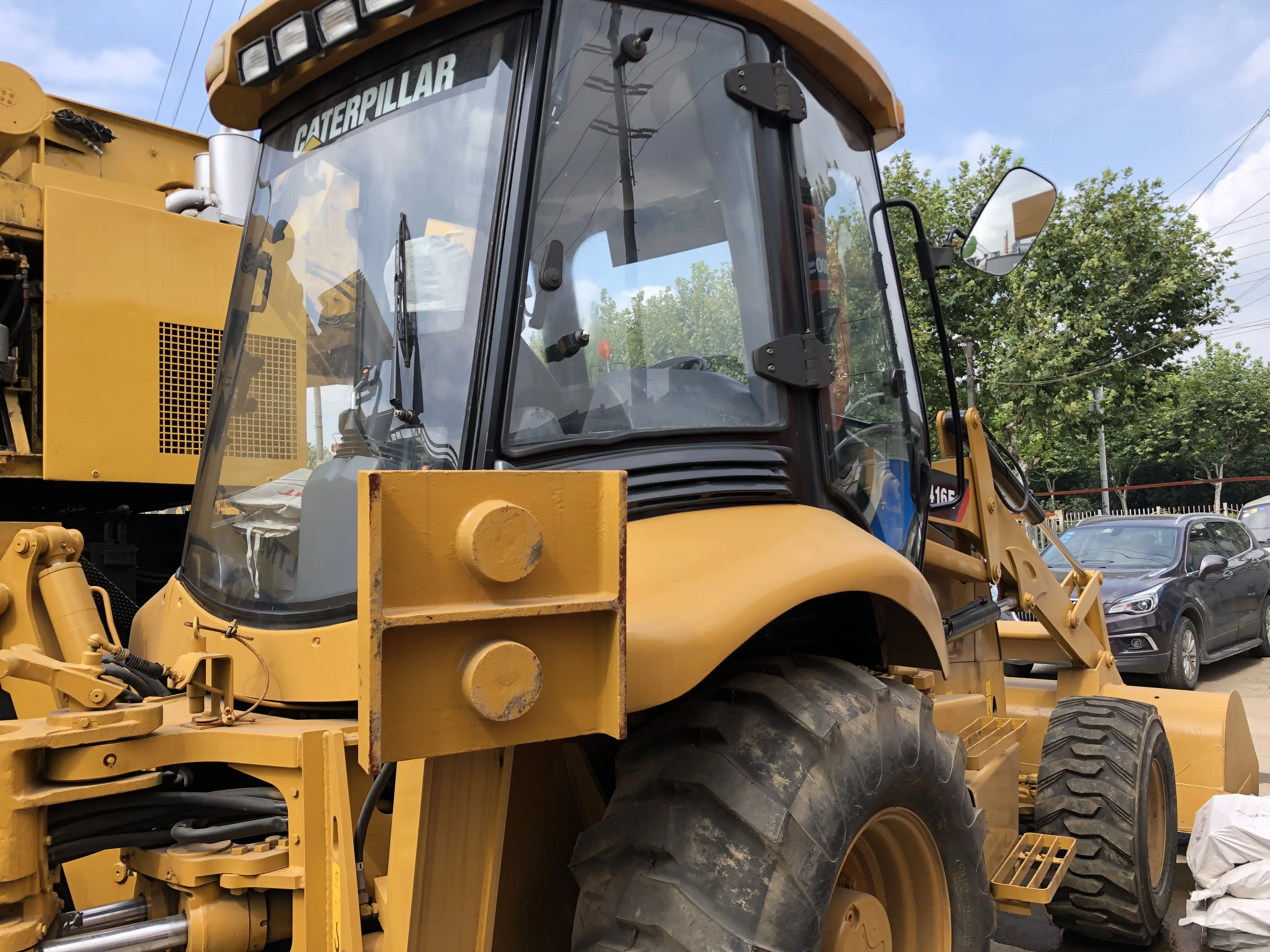 Secondhand CAT 416E backhoe loader and New backhoe for sale with low price