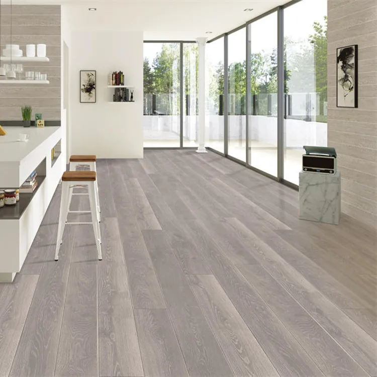 JBS-M5826P Recommended by the supplier grey gray oak color Laminate Flooring 10mm 12mm ac3 ac5 flooring laminate