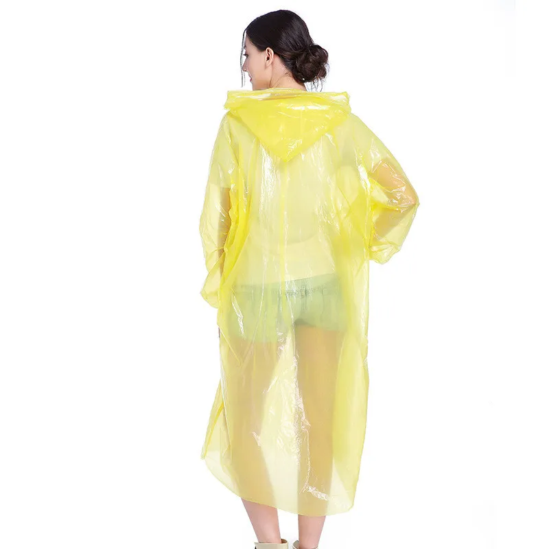 
Custom Emergency Waterproof Disposable PE Rain Coat For Adults 