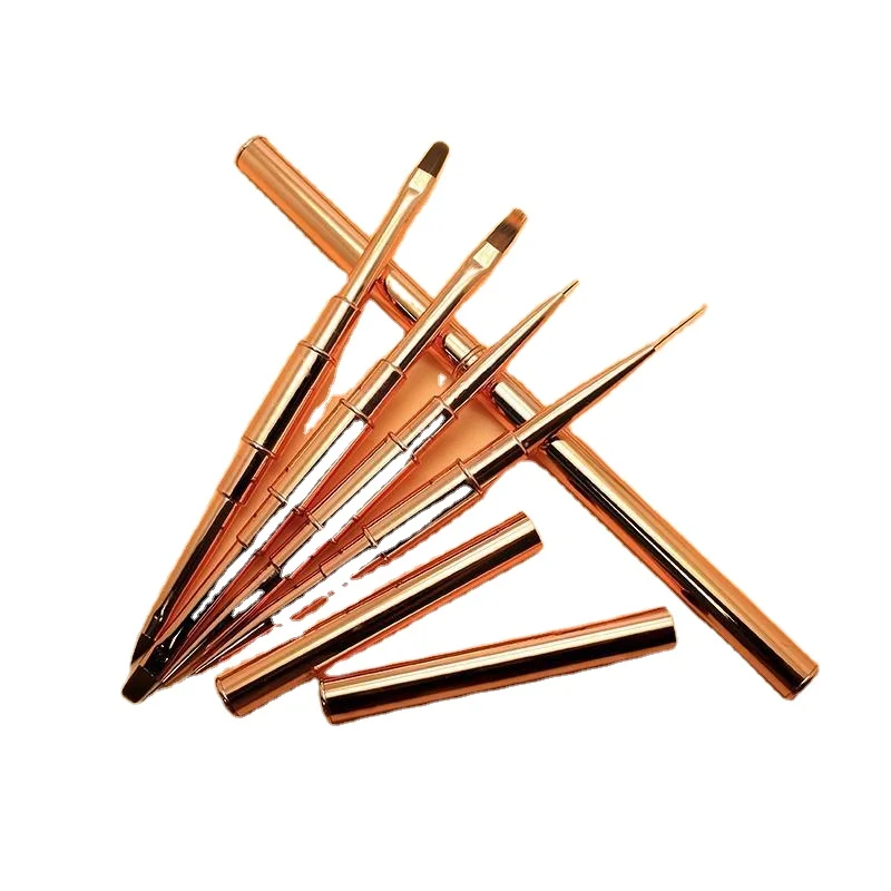 Double-headed Nail Art Brushes, Nail Gel Polish Thin Fine Liner Striping Detail Painting Brush Pen 5/10/15/20m for home manicure