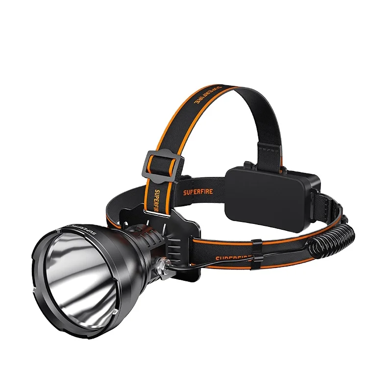 OEM Super bright long range HL60 headlamp long battery life waterproof rechargeable LED headlamp
