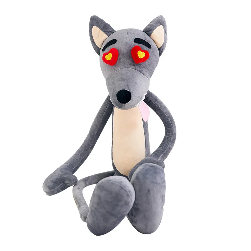 Custom plush toy wolf stuffed animal custom soft stuffed toy character anime plush doll halloween plushies for claw machine toy