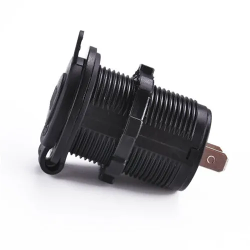 12V Power Outlet For Car Marine Boat Motorcycle RV Truck ATV Cigarette Lighter Socket Waterproof LED Indicator