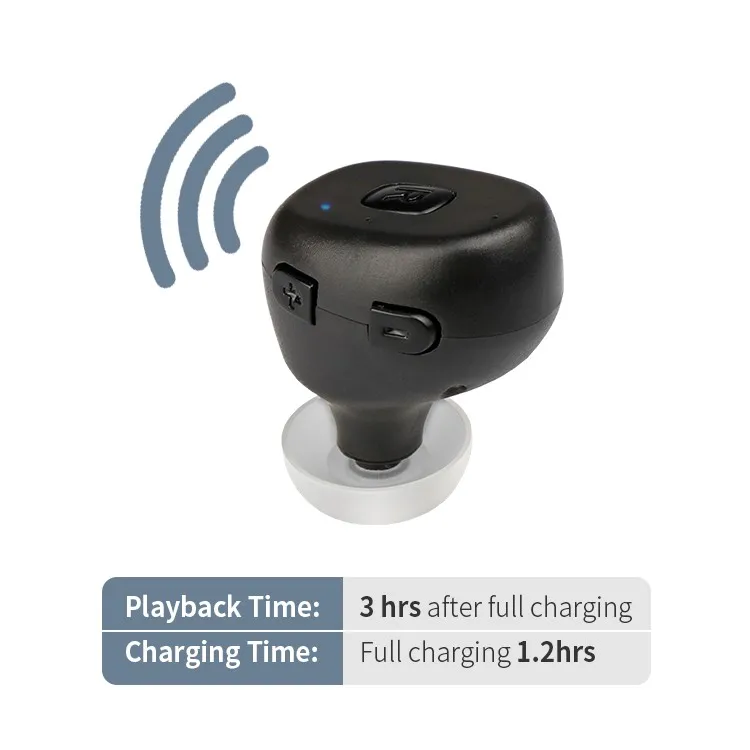 Medical Care Earphone Type Mini Rechargeable Mini Blue Tooth Hearing Aids