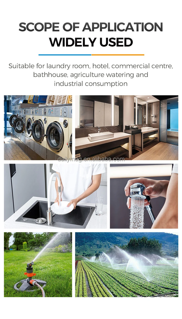 Large Strong Magnetic No Salt Water Softener Filter for Home Use