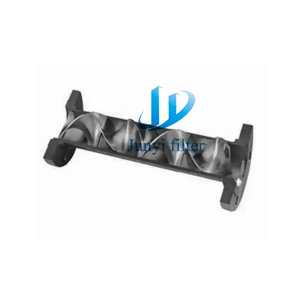 SS304 Static Mixers Helical Mixing Flue gas and ammonia Inline Static Mixer for Textile Food Sewage Treatment