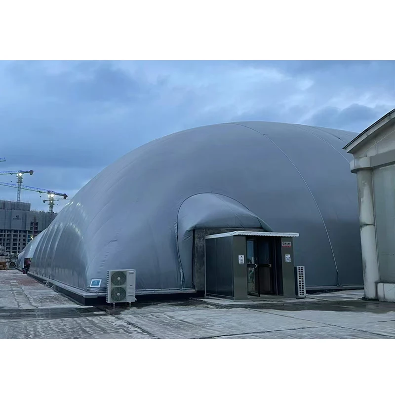 Outdoor PVC Coated Fabric Waterproof Football Inflatable Tent Large PVDF Membrane Roof Cover Structure Sports Air Domes for Sale