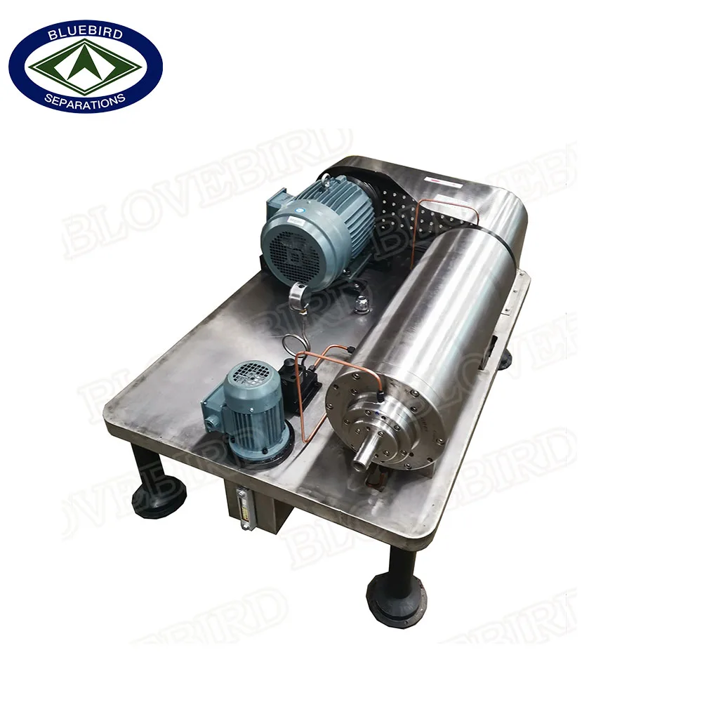 Small sewage dewatering decanter centrifuge for laboratory use