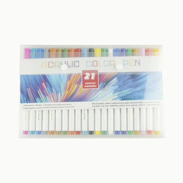 
Forty Percent Discount School Office Acrylic Paint Pastel Plastic Art Color Pilot Notebook Marker Pen Set 