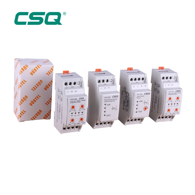 VPD-04R din rail under over voltage protection relay three phase voltage protection device motor protection relay low voltage