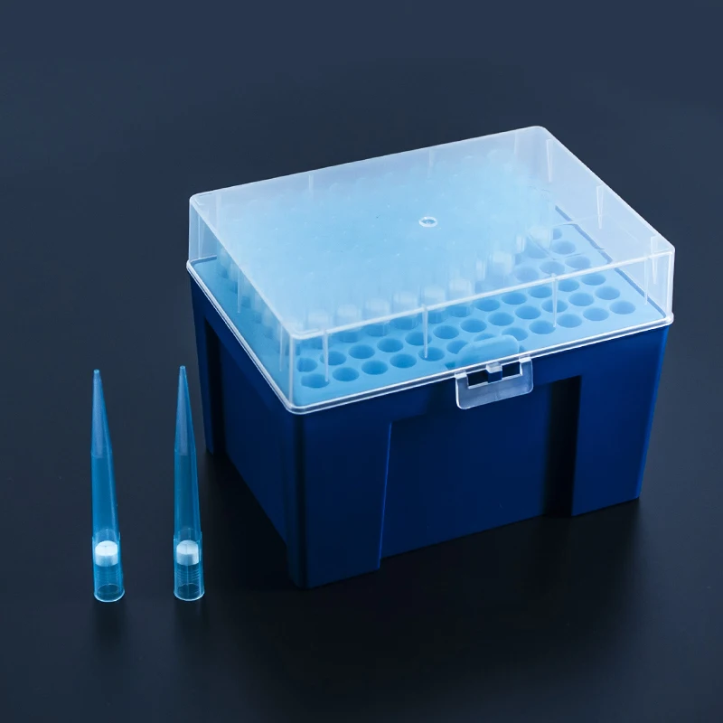 1000ul disposable transparent DNase RNase free low retention pipette tips 96 well pipette tips with filter