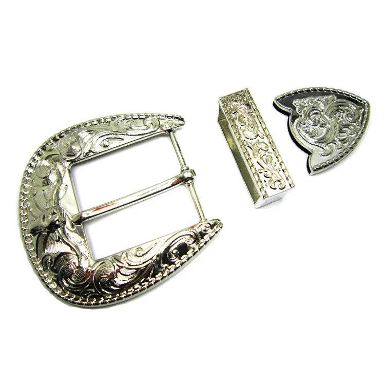 40 мм, 4,0 см, внутренний размер, пряжка в западном стиле, 3 шт., набор пряжек
