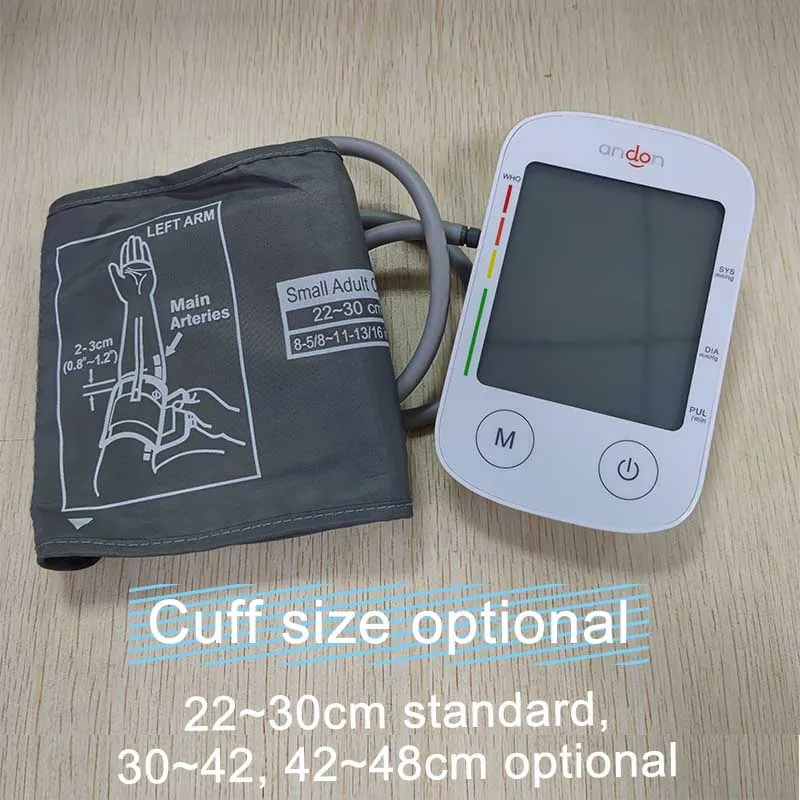 Andon Automatic Digital BP Blood Pressure Monitor Machine Medical Sphygmomanometer Voice