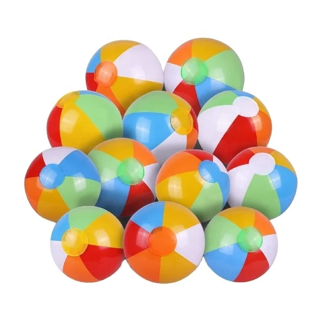 Wholesale Funny Mini Inflatable Beach Balls With Custom Print in Bulk for Kids