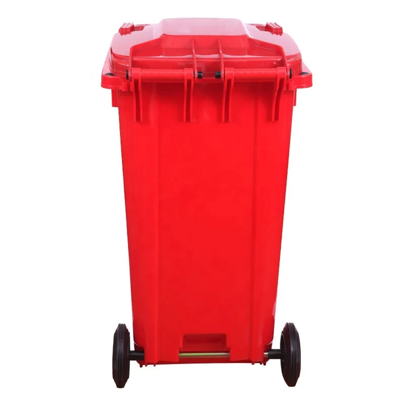 240L dustbin plastic sale price garbage containers plastic dust bin with wheels oem
