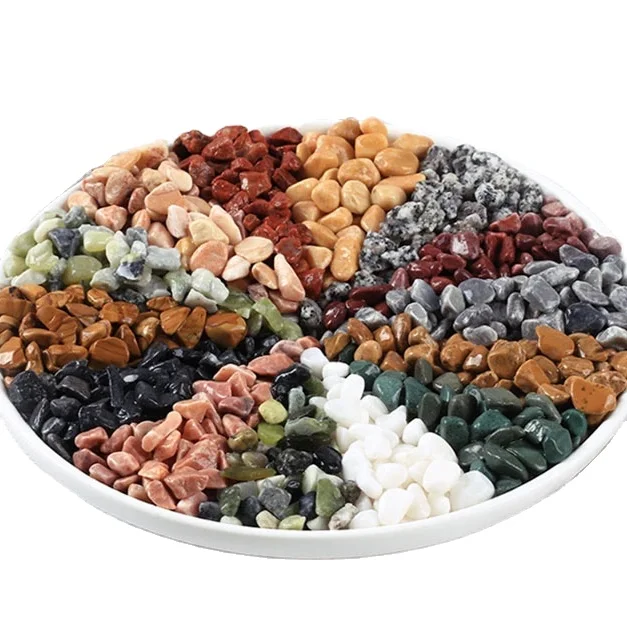 Factory price little Gravel Pebble Stones Used for Garden Landscaping and gravel grid driveway aquarium gravel stone