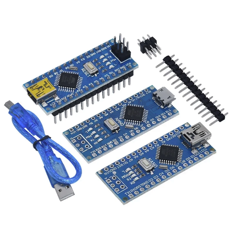 Mini Type-C Micro USB With the Bootloader Nano 3.0 Controller for CH340 USB Driver 16Mhz Nano V3.0 Atmega328