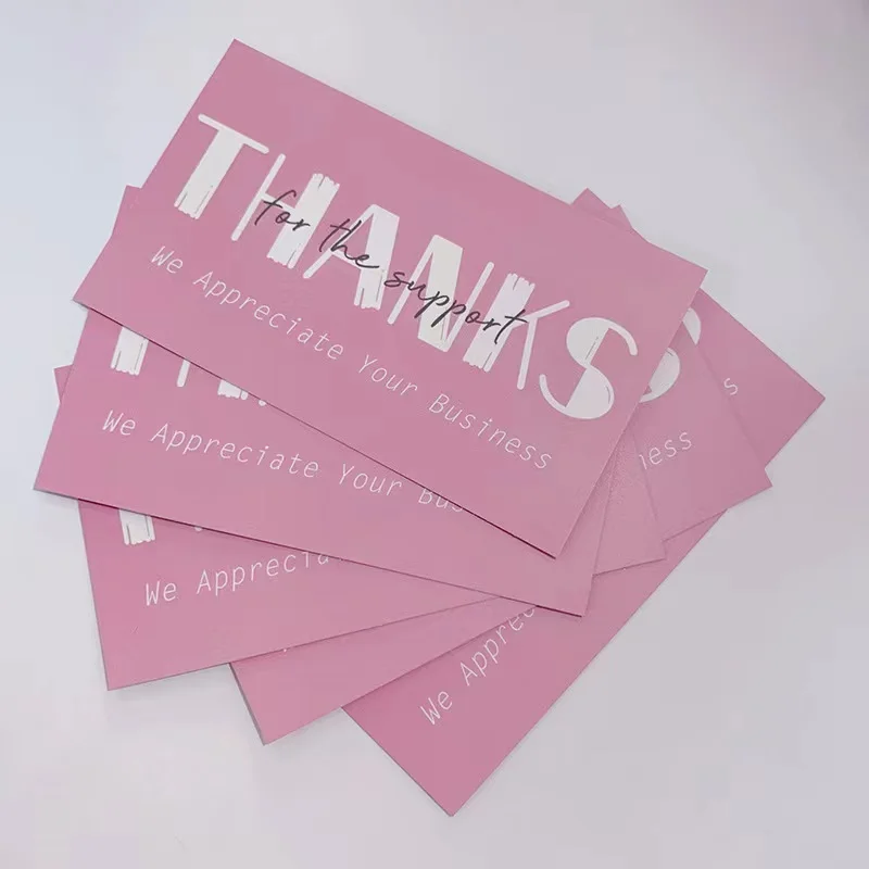 Custom Peach Colour Name On Thank You Stickers And Thank You Cards
