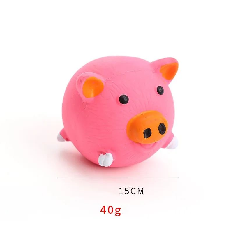 Pet products wholesale latex cute animal shape bite sound wear-resistant dog toy