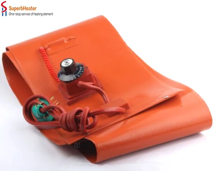 12v 24V 48V 120V 220V 240V Industrial Flexible band heater Silicone Rubber Heater