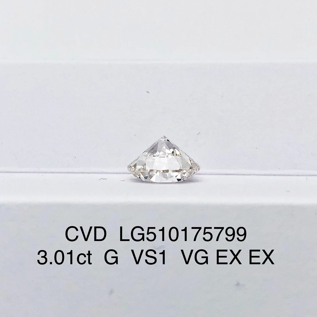 1.5 Carat 2 Carat 3 Carat IG I certified  CVD Lab Grown Diamond Price LabGrown Diamond CVD Loose Diamond
