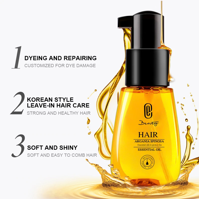 OEM Private Brand Natural Hair Care Essence Moisture Hair Care Essential Oil Morocco Hair Care Essential Oil Wholesale Prices