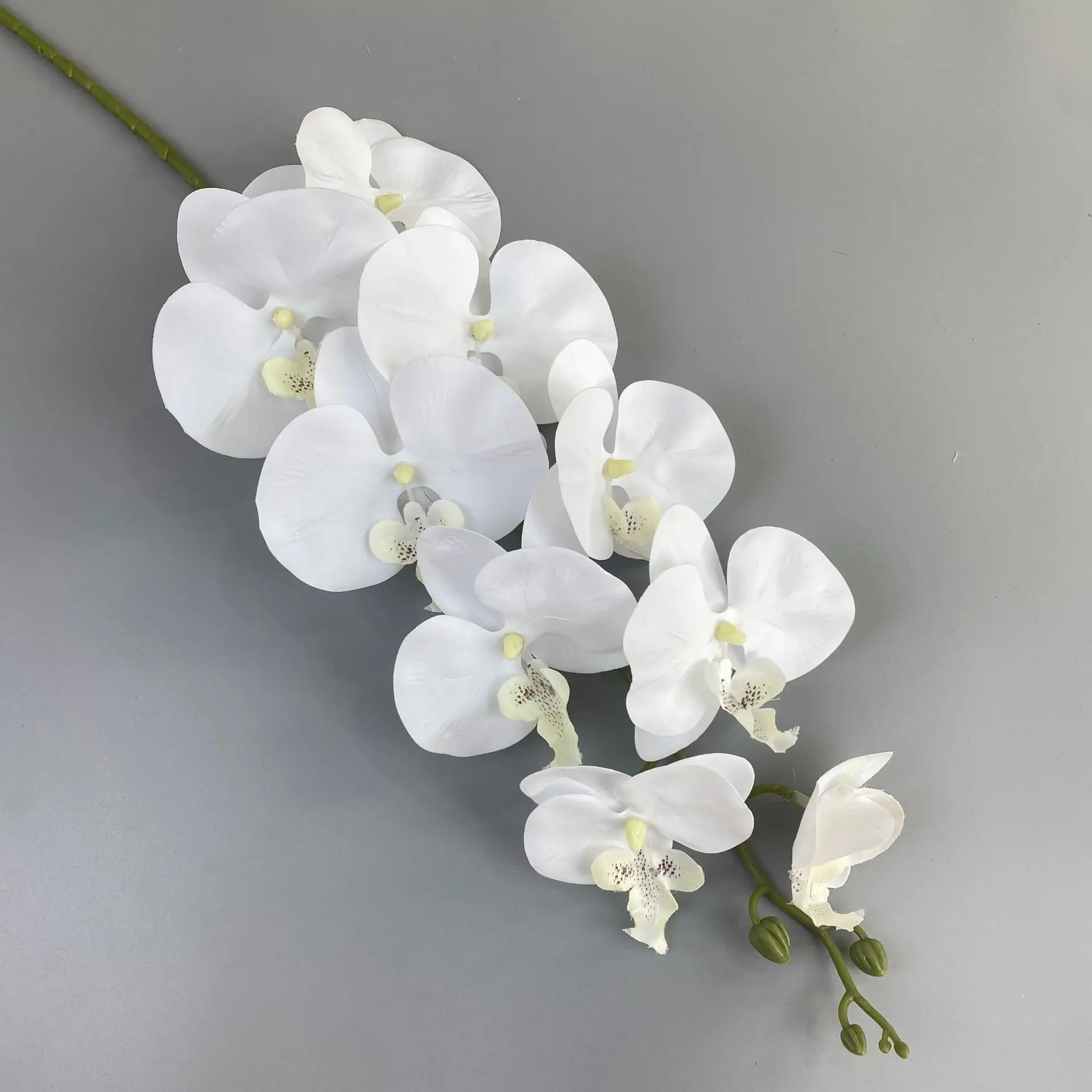 Wholesale Single Stem Real Touch White Orchid Flowers Artificial Phalaenopsis Blue Orchids Artificial Flower