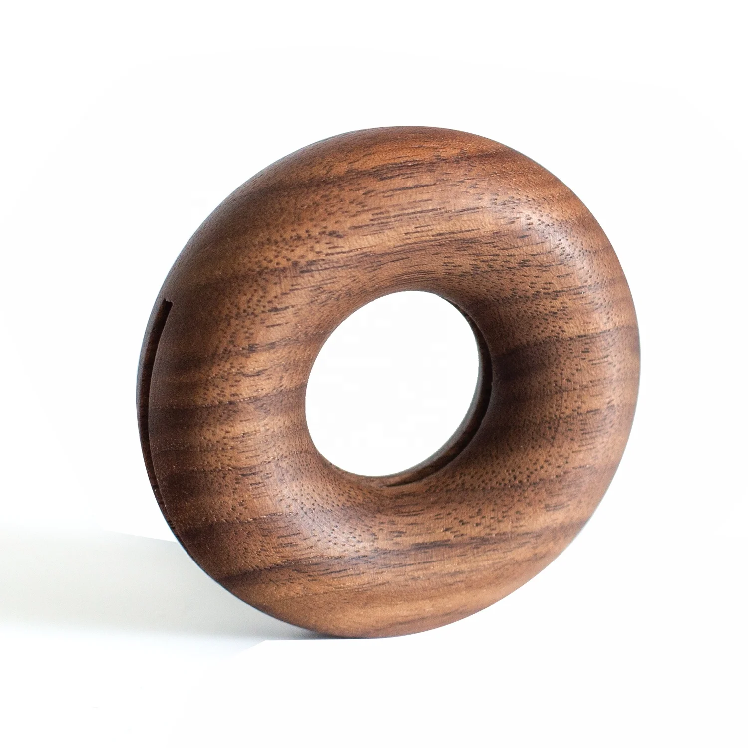 Creative wooden doughnut sealing clip Snack sealing clip Solid wood mouth sealer for household food packaging